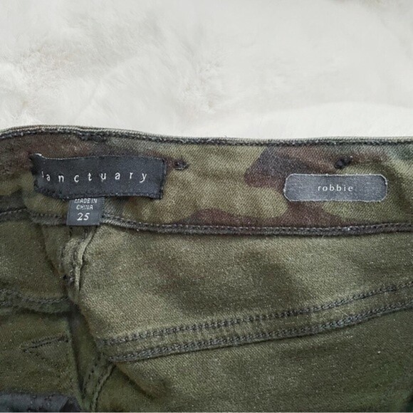 SANCTUARY | Robbie Stretch Camo Skinny Jeans Pants Camouflage 25 EUC - Picture 8 of 12